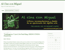 Tablet Screenshot of alcineconmiguel.com